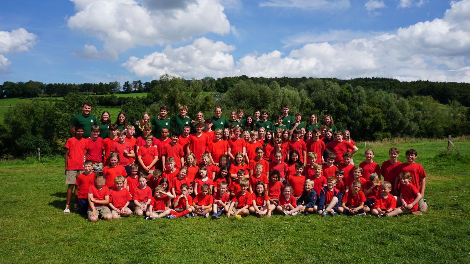 Chiro Wilduraantjes groepsfoto